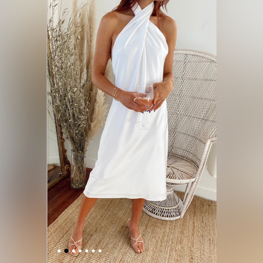 Halter Midi Dress